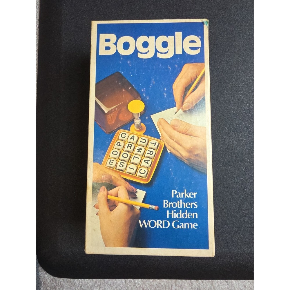 Boggle - Hidden Word Game - Parker Brothers - Complete - Vintage 1976